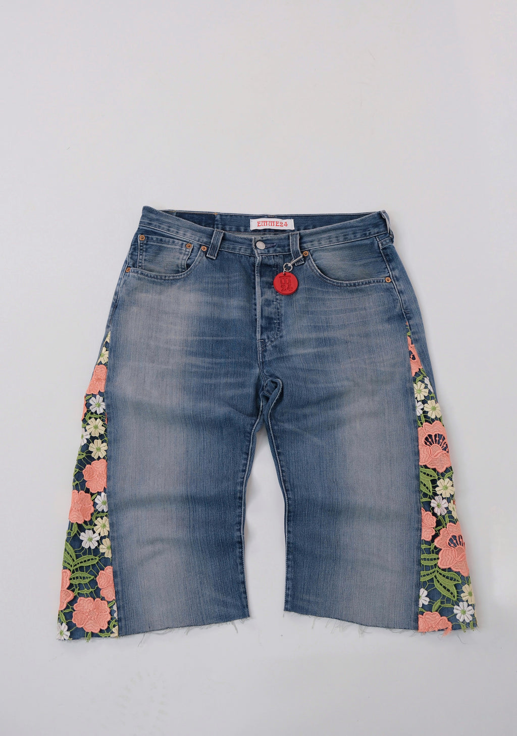 SHORTS MACRAMÈ PINK