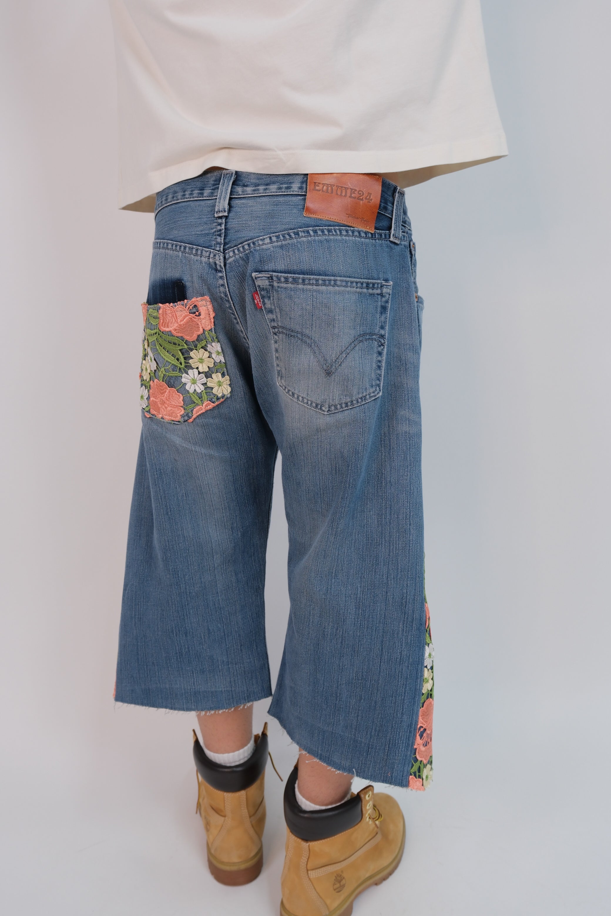 SHORTS MACRAMÈ PINK